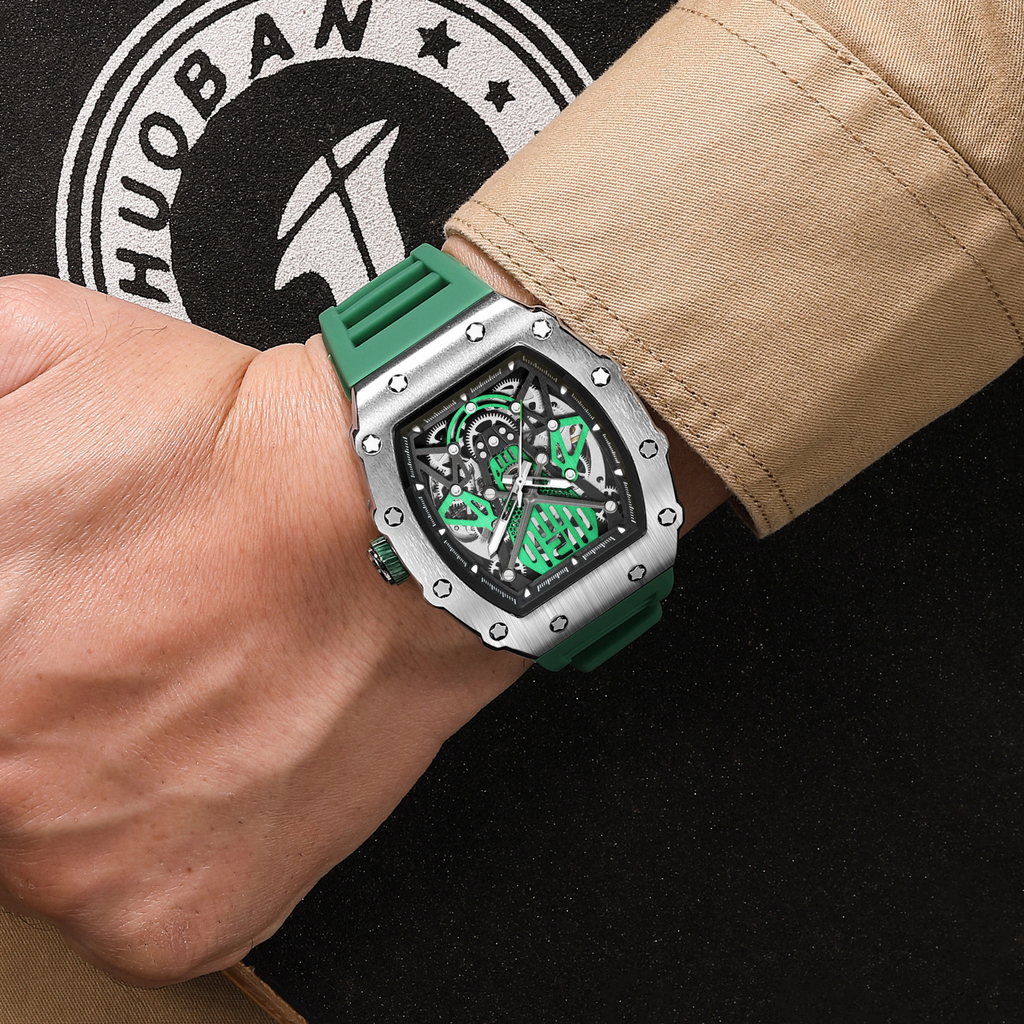 ChronoSport Green Automatic Skeleton - Sport Edition™