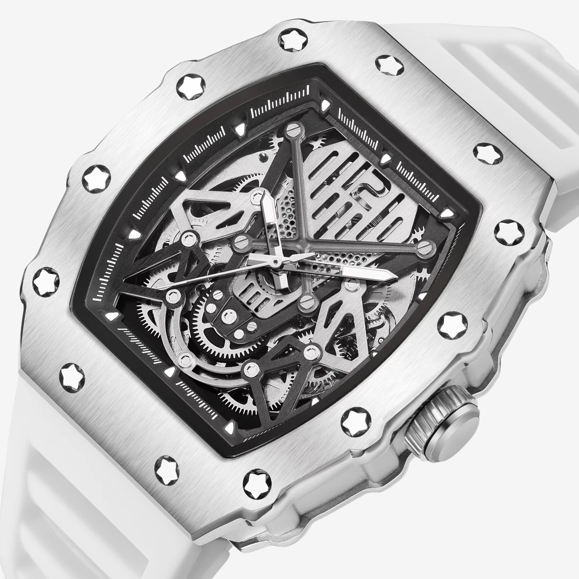 ChronoSport White Automatic Skeleton - Sport Edition™